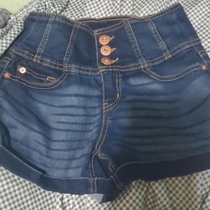 Denim shorts